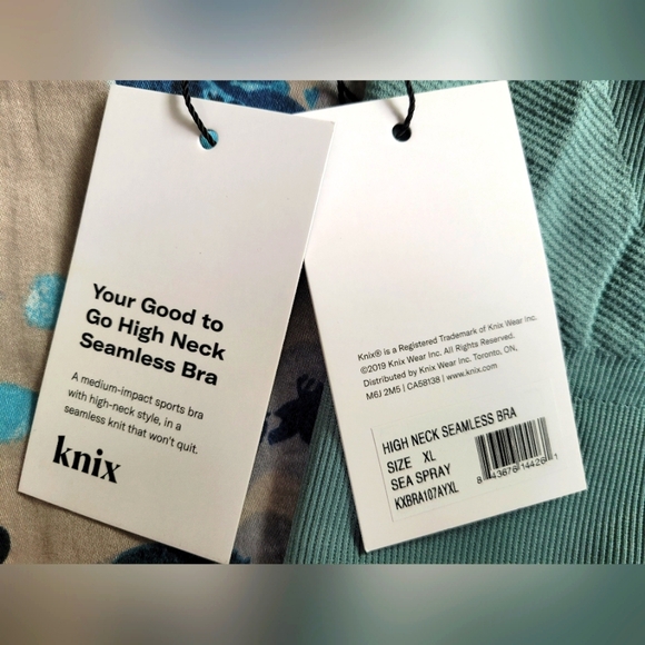 Knix Good To Go High Neck Seamless Bra - Picture 2 of 4